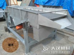 江蘇南通鋸末直線篩已經(jīng)發(fā)貨，羅先生請(qǐng)注意查收！