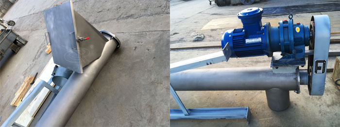 小型管式螺旋輸送機(jī)細(xì)節(jié) 小型管式螺旋輸送機(jī)細(xì)節(jié)